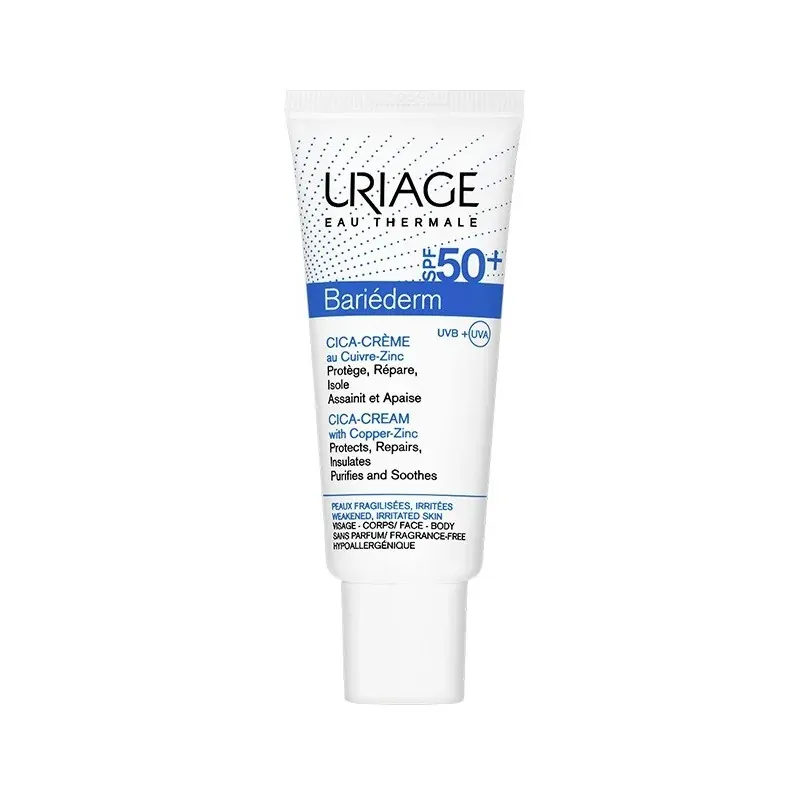 Uriage Bariéderm Cica-Crème SPF50+ au Cuivre-Zinc 40 ml