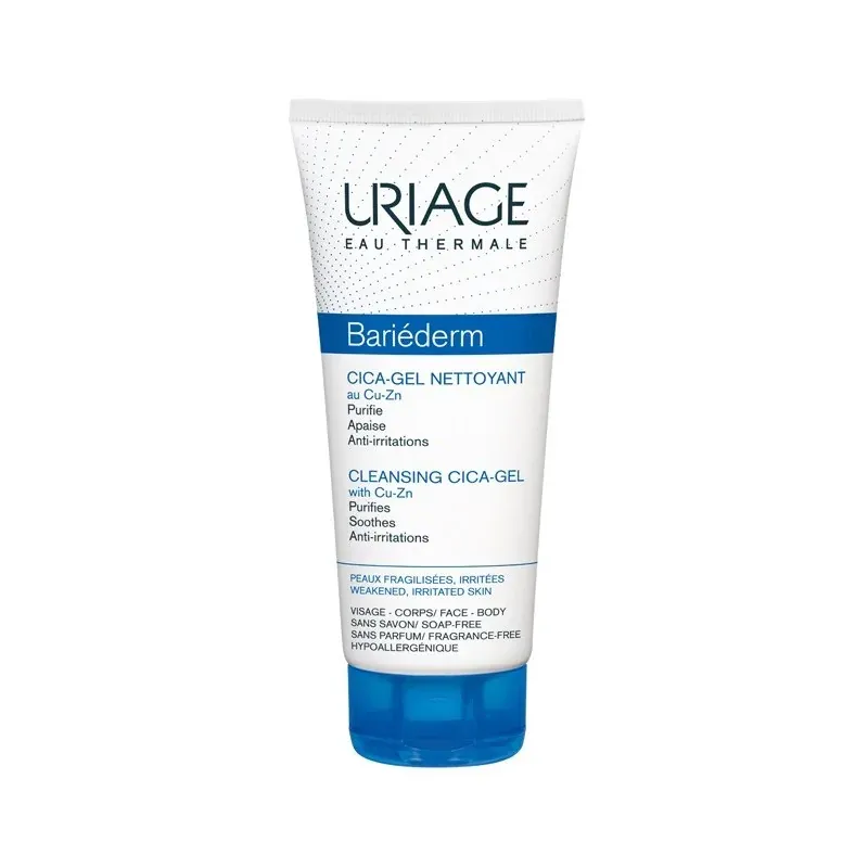 URIAGE BARIÉDERM CICA-GEL NETTOYANT AU CU-ZN 200 ML                                   