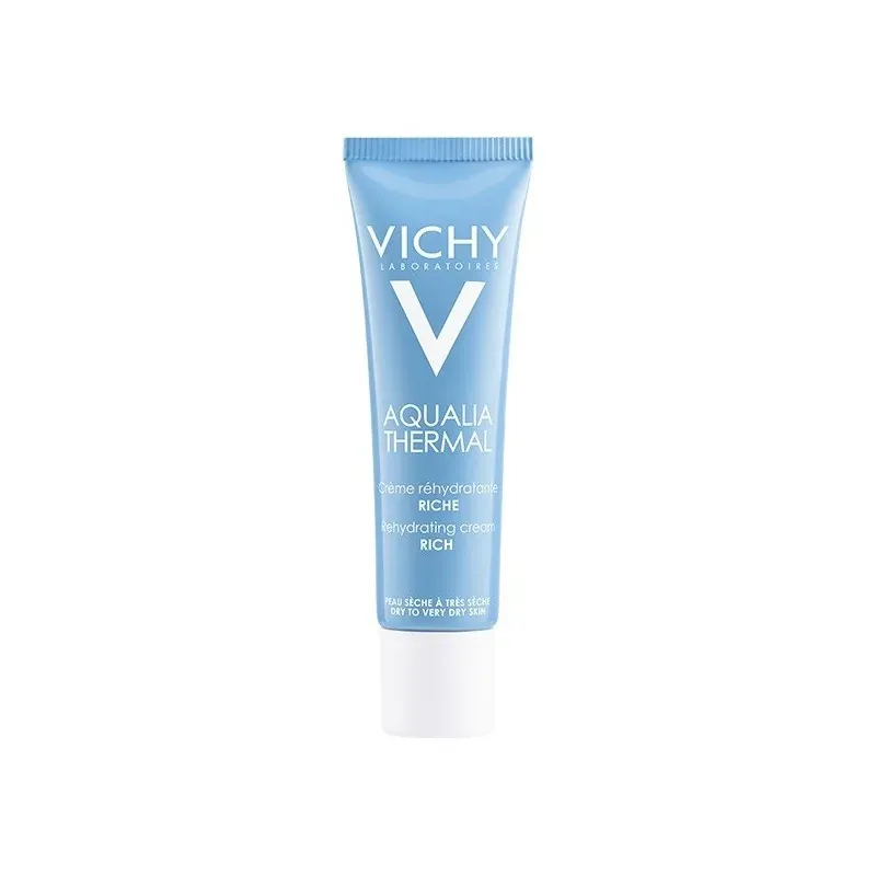 VICHY AQUALIA THERMAL RICHE TUBE 30ml Hydrate, Apaise Et Fortifie Votre Peau Déshydratée Pendant 48h