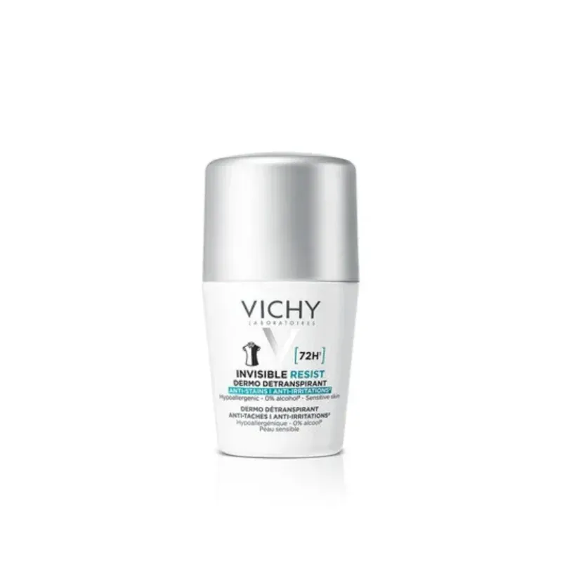 VICHY DÉODORANT DERMO-DÉTRANSPIRANT INVISIBLE PROTECT 72H ANTI-TACHES ANTI-IRRITATIONS