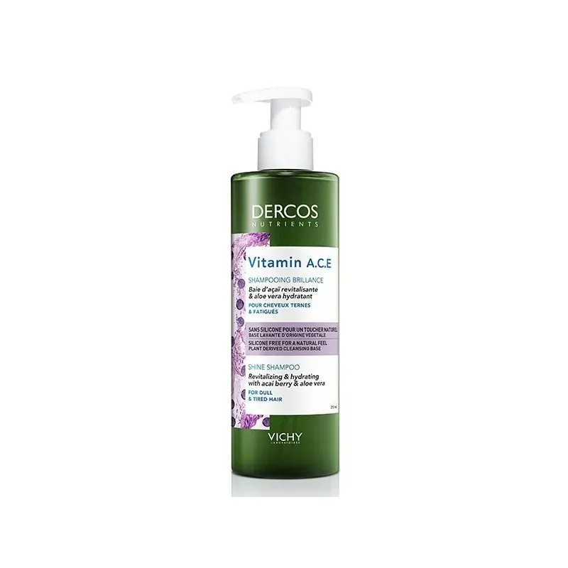 VICHY DERCOS NUTRIENTS SHAMPOOING VITAMIN A.C.E 250ML