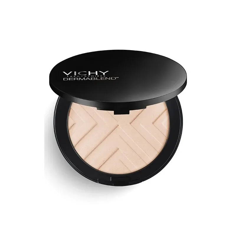 VICHY DERMABLEND COVERMATTE FOND DE TEINT POUDRE COMPACTE 12H OPAL 15