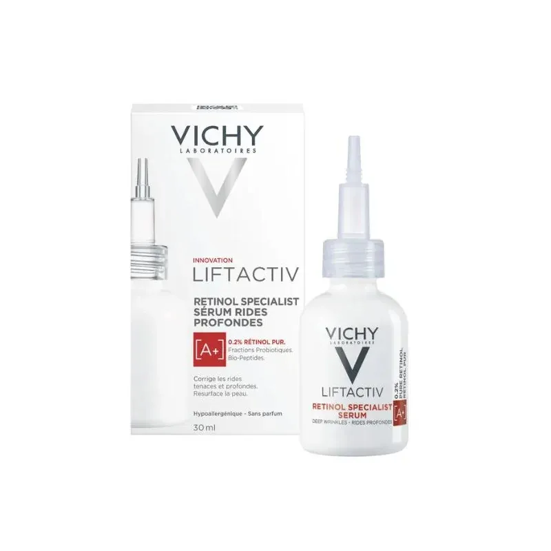 VICHY Liftactiv RETINOL Serum Soin anti-rides Tous types de peaux 30ml