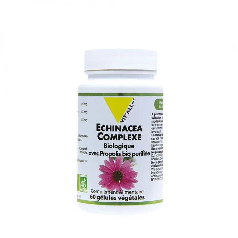 VITALL+ Echinacea Complexe 60 Gélules