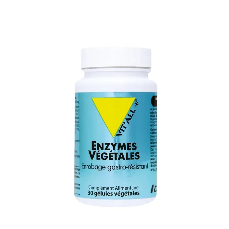 VITALL+ ENZYMES VEGETALES 30 GELULES