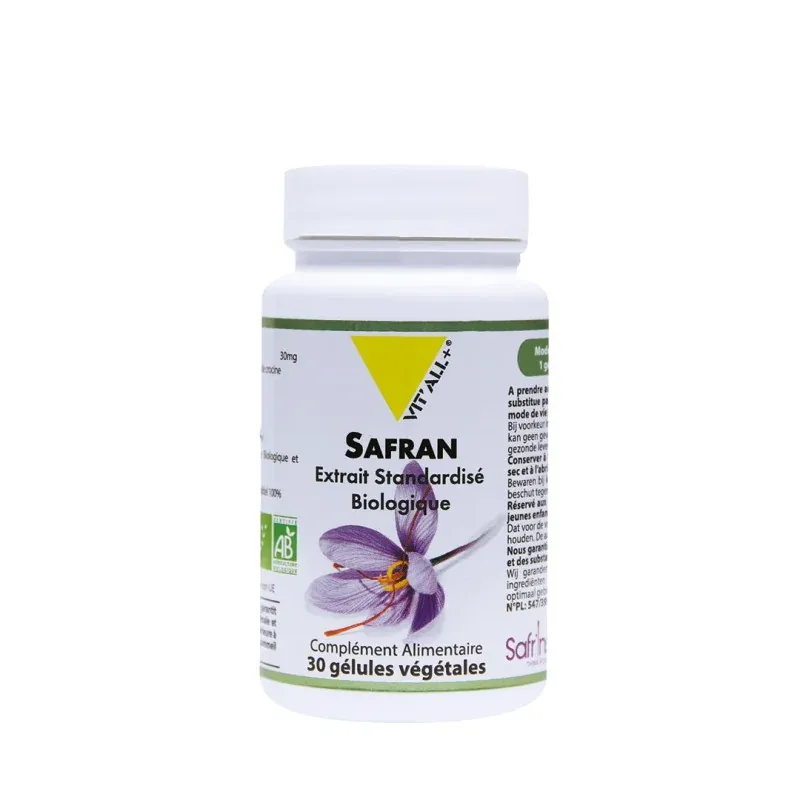 VITALL+ SAFRAN 30MG / 30 GELULES