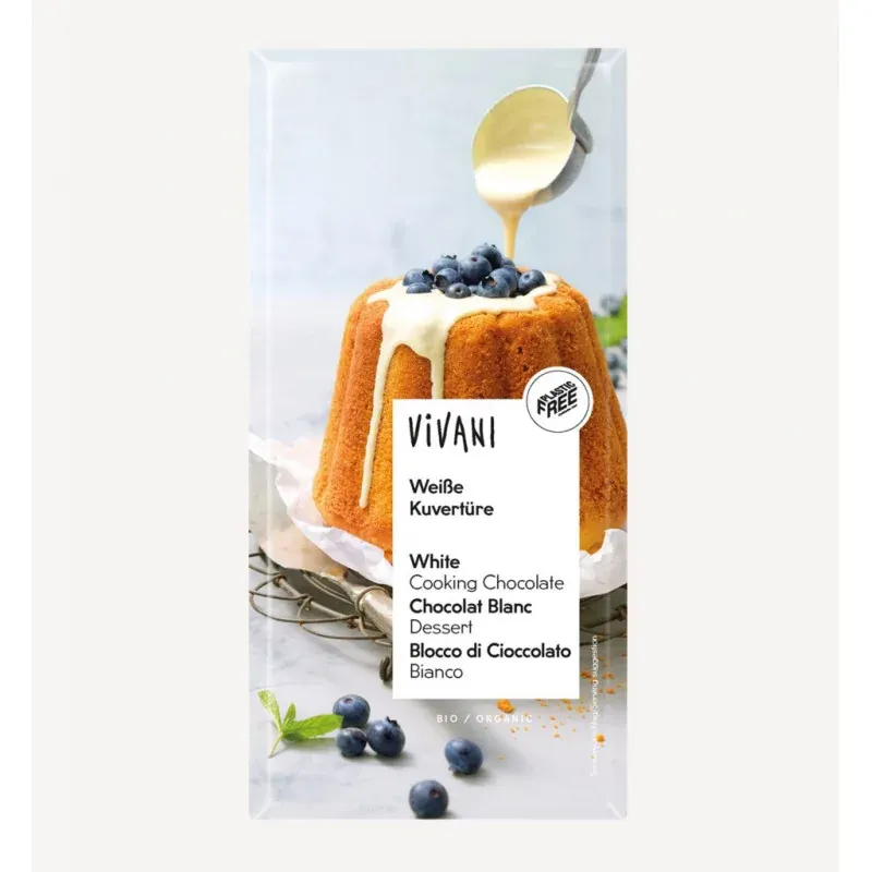 VIVANI DESSERT TABLETTE DE CHOCOLAT BLANC 200G