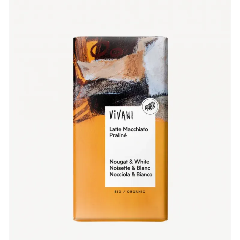 VIVANI TABLETTE CHOCO LATTE MACCHIATO PRALINE 100G