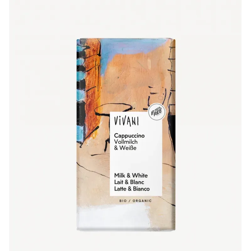 VIVANI TABLETTE DE CHOCOLAT CAPPUCCINO 100 G