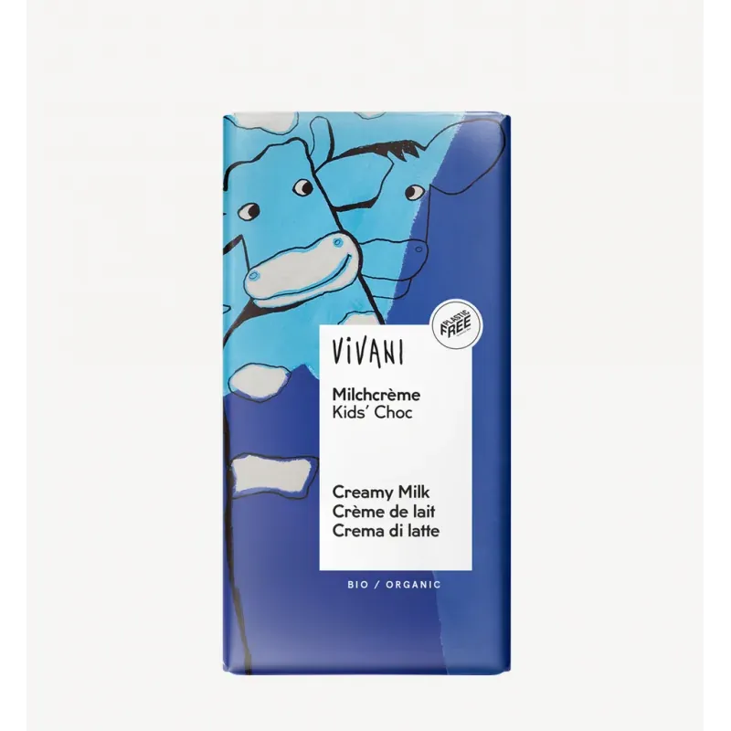 VIVANI TABLETTE DE CHOCOLAT CREME DE LAIT ENFANTS 100G