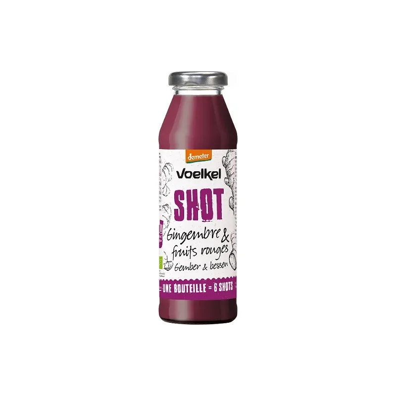 VOELKEL SHOT GINGEMBRE FRUITS ROUGES 28CL