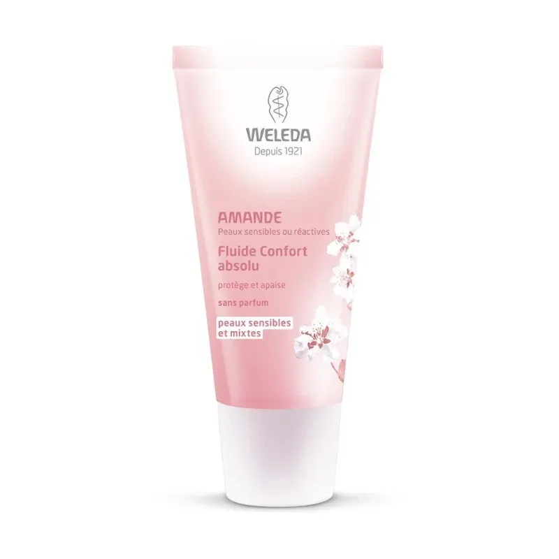 Weleda Fluide Confort absolu à l'Amande sensibles et mixtes 30ml