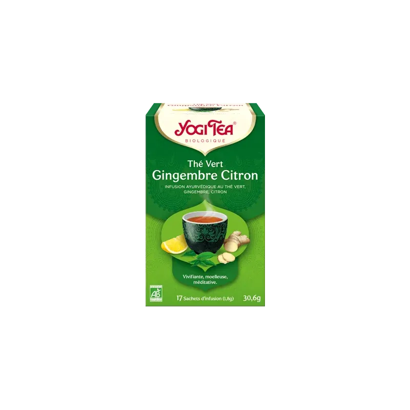 Yogi Tea THE VERT GINGEMBRE CITRON 17X2G