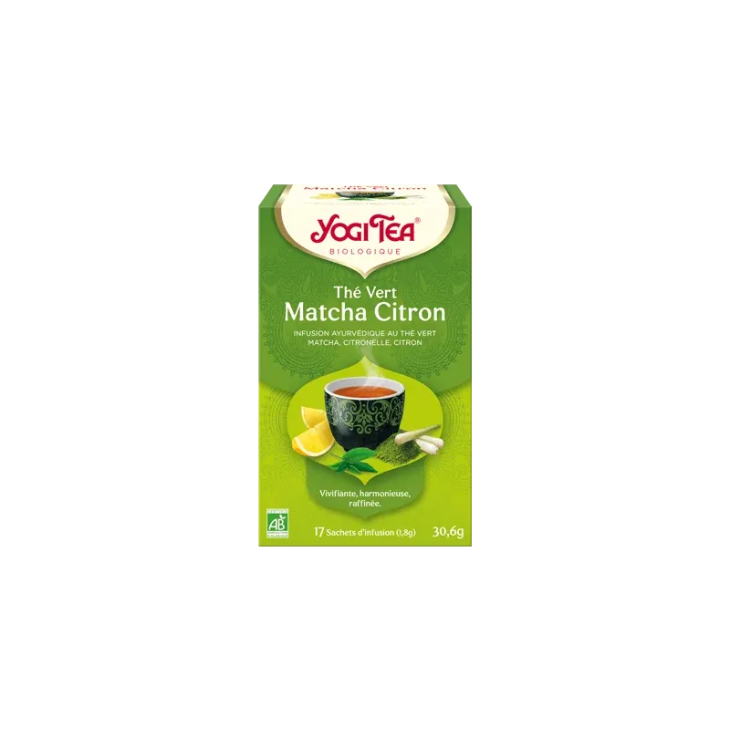 Yogi Tea THE VERT CITRON MATCHA 17X2G