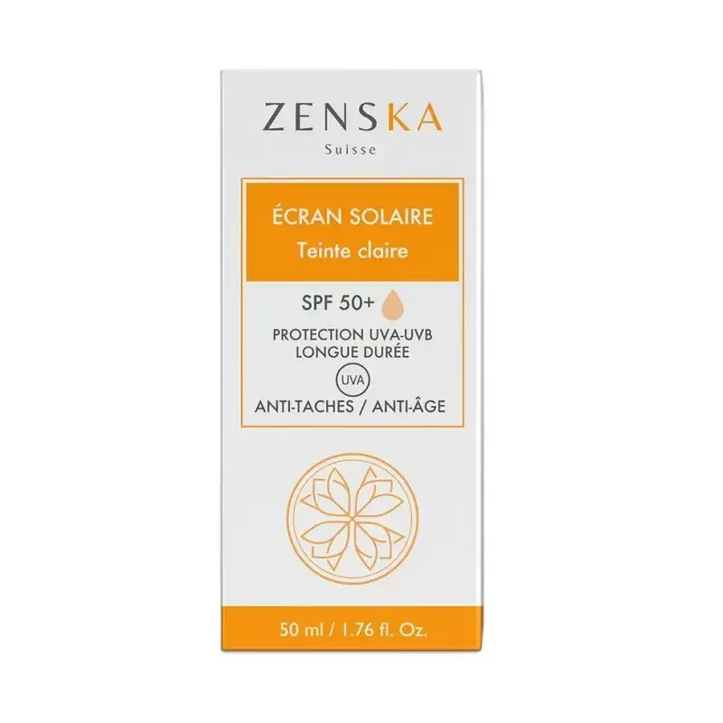 ZENSKA ÉCRAN SOLAIRE TEINTE CLAIRE – 50ml