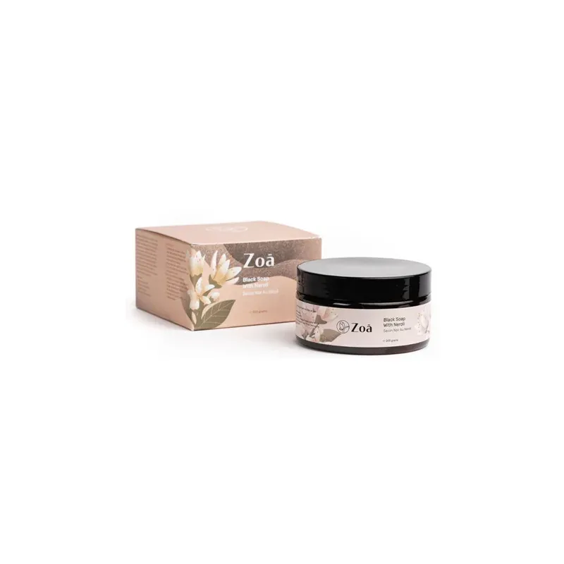 Zoa Savon Noir Au Néroli 200 gr